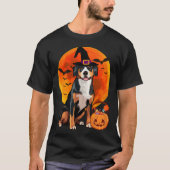 Halloween Entlebucher Mountain Dog Jack O Lantern  Tシャツ (正面)