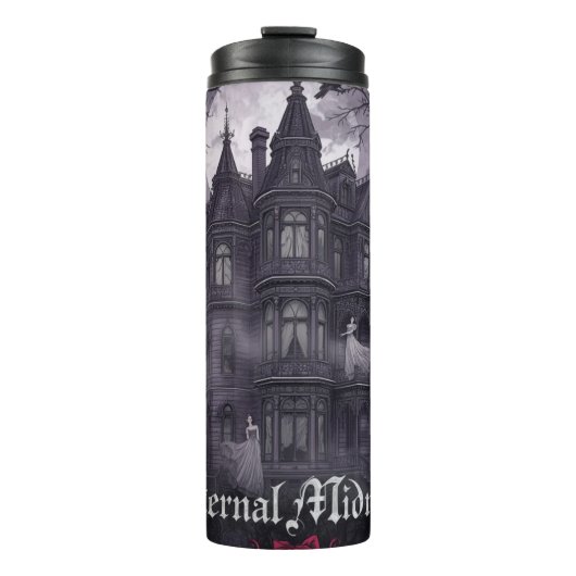 Halloween Eternal Midnight Haunted Mansion Thermal タンブラー (正面)