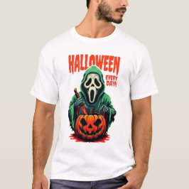 Halloween Every Day T-Shirt | Scream Ghostface  Tシャツ