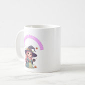 Halloween expresso patronum Mug 11 oz – Cute Spook コーヒーマグカップ (正面左)