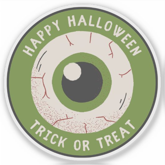 Halloween Eye Ball Sticker  シール (正面)