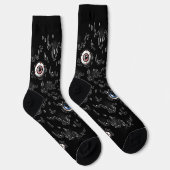 Halloween Eyeball Socks – Spooky Drip Crew Socks ソックス (右)