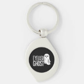 Halloween Eyelash Ghost キーホルダー (正面)