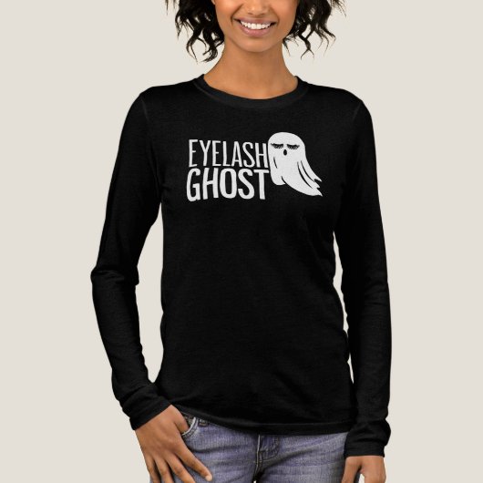 Halloween Eyelash Ghost トライブレンドＴシャツ (正面)