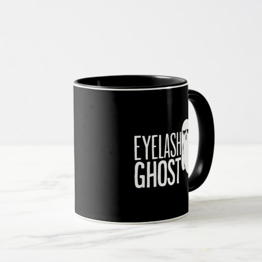 Halloween Eyelash Ghost マグカップ (正面右)