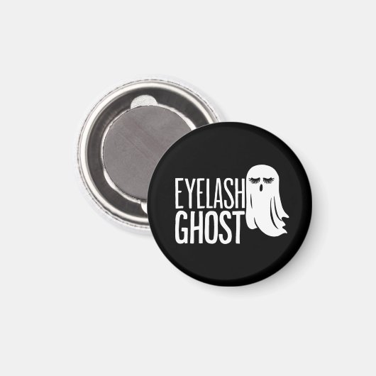Halloween Eyelash Ghost マグネット (正面/裏面)