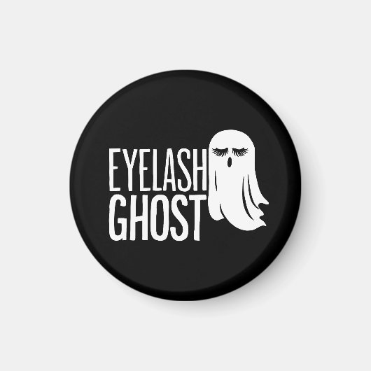 Halloween Eyelash Ghost マグネット (正面)