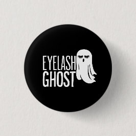 Halloween Eyelash Ghost 缶バッジ