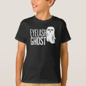 Halloween Eyelash Ghost Tシャツ (正面)