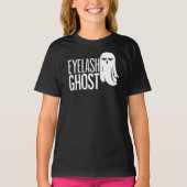 Halloween Eyelash Ghost Tシャツ (正面)