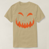 Halloween face pumpkin Jack o Lantern halloween pa Tシャツ (デザイン正面)