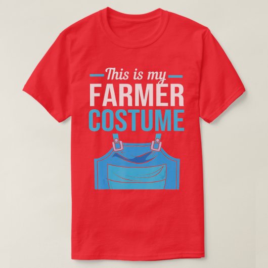 Halloween Farm This Is My Farmer Costume Tシャツ (デザイン正面)