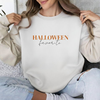 Halloween Favorite Typography | Cute Spooky Season スウェットシャツ