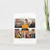 Halloween Festive Folded Note Card ノートカード (正面)