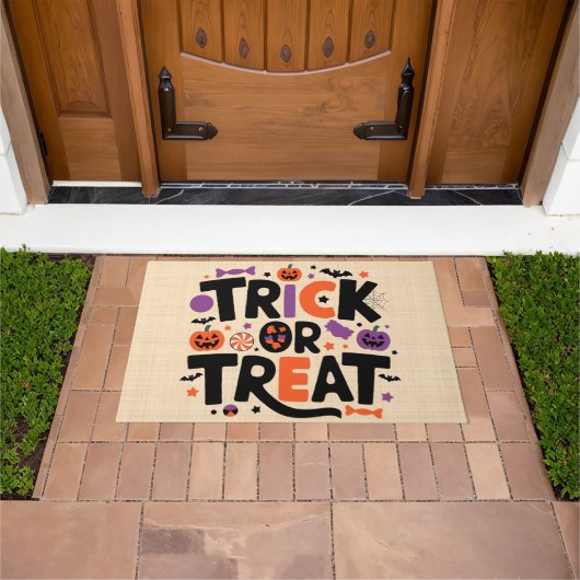 Halloween - festivités fantomatiques ドアマット (室外)