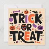 Halloween - festivités fantomatiques 招待状 (正面)