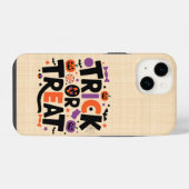 Halloween - festivités fantomatiques iPhoneケース (裏面横)