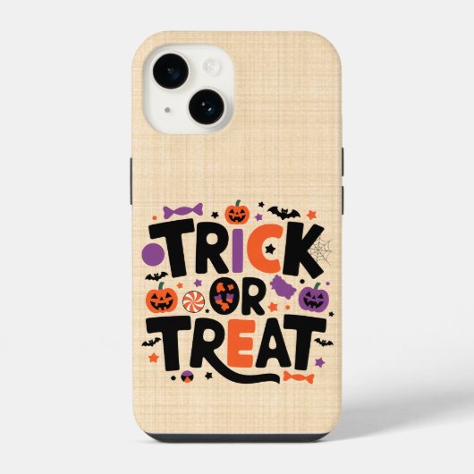 Halloween - festivités fantomatiques iPhoneケース (裏面)