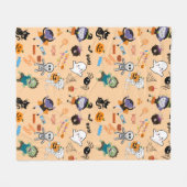 Halloween Fleece Blanket フリースブランケット (正面(横))