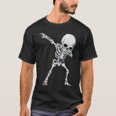 Halloween  for Boys Kids Dabbing Skeleton Costume Tシャツ (正面)