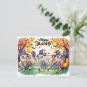 Halloween for Pickleball Player Party  シーズンポストカード (スタンド正面)