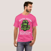 Halloween Frankenstein Recycled Parts Costume Men Tシャツ (正面フル)