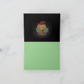 Halloween französische Bulldogge Postkarte カード (内部)