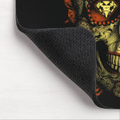 Halloween Full Moon Mojo Sugar Skull マウスパッド (コーナー)