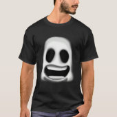 Halloween Funny Ghost With Teeth Face Men Women Ki Tシャツ (正面)