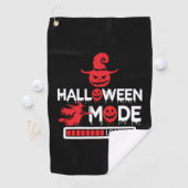 Halloween Funny Halloween Mode Loading Birthday ゴルフタオル (インサイチュ)