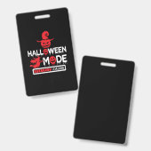 Halloween Funny Halloween Mode Loading Birthday バッジ (正面＆裏面)