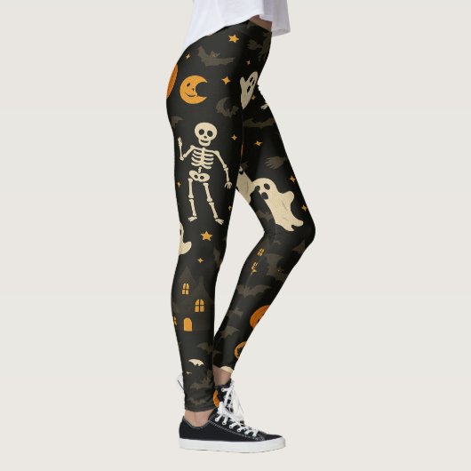 Halloween Funny Leggings レギンス (右)