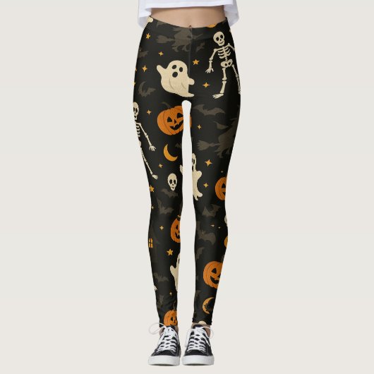 Halloween Funny Leggings レギンス (正面)