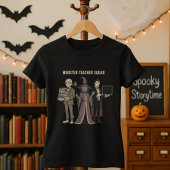 Halloween Funny Teacher Gift Monster Teacher Squad Tシャツ