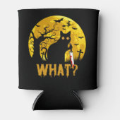 Halloween Gato Negro What? 缶クーラー (正面)