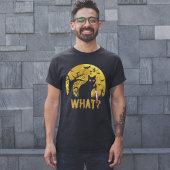 Halloween Gato Negro What? Tシャツ