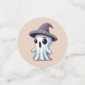 Halloween: Geist mit Hut - コンフェッティ (スモール正面)