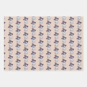 Halloween: Geist mit Hut -  ラッピングペーパーシート (正面2)