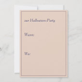 Halloween: Geist mit Hut - 招待状 (裏面)