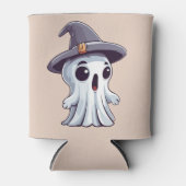 Halloween: Geist mit Hut - 缶クーラー (正面)
