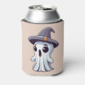 Halloween: Geist mit Hut -  缶クーラー (缶裏面)
