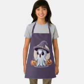 Halloween: Geist mit Kürbissen - エプロン (インサイチュ)