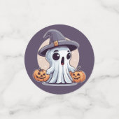 Halloween: Geist mit Kürbissen -  コンフェッティ (スモール正面)