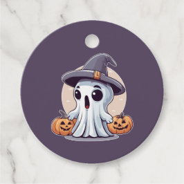 Halloween: Geist mit Kürbissen - フェイバータグ
