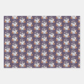 Halloween: Geist mit Kürbissen -  ラッピングペーパーシート (正面2)