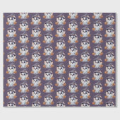 Halloween: Geist mit Kürbissen -  ラッピングペーパー (フラット)