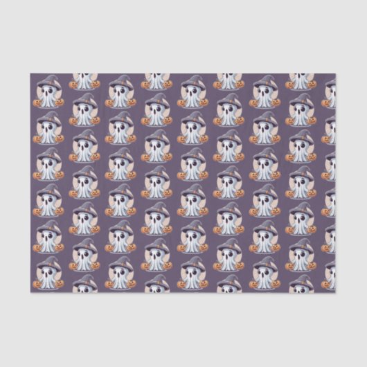 Halloween: Geist mit Kürbissen - 薄葉紙 (正面)