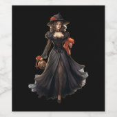 Halloween Getränkeetiketten ワインラベル (シングルラベル)