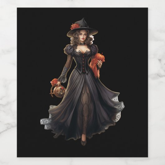 Halloween Getränkeetiketten ワインラベル (シングルラベル)