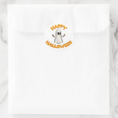 Halloween ghost ラウンドシール (バッグ)